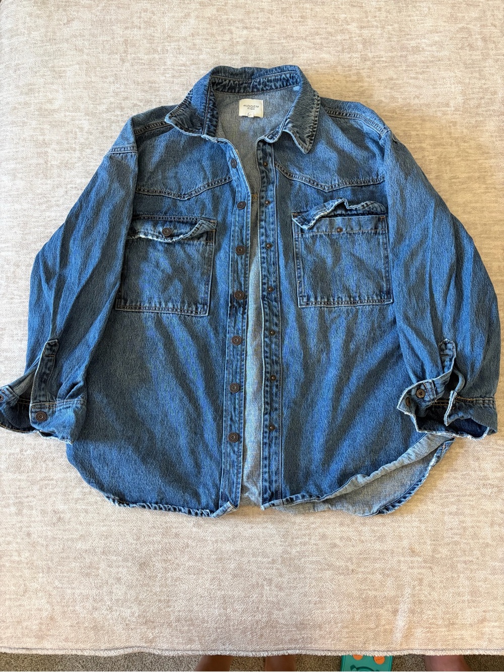 HIDDEN Jeans Los Angeles Men’s Jean Jacket 100% Cotton